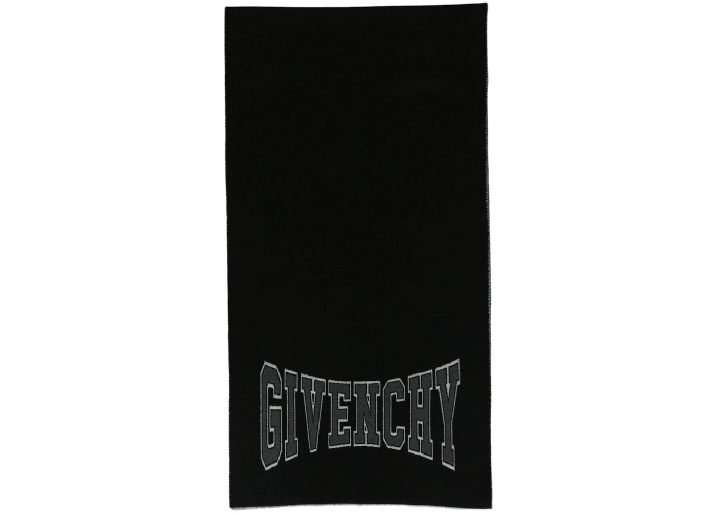 Givenchy Logo Stars Scarf Black/Grey