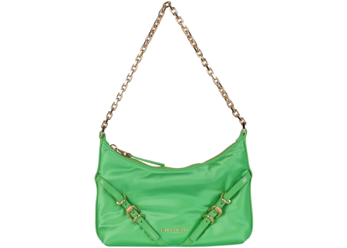 Givenchy Mini Voyou Satin Party Shoulder Bag Absynthe Green