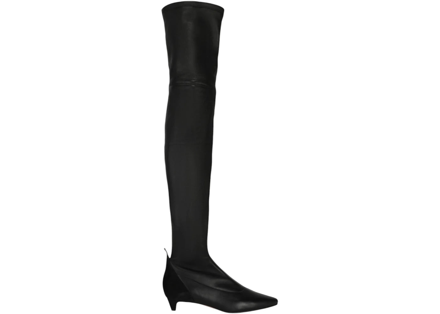 Givenchy Over-The-Knee Kitten Heel Boots Black (Women's)