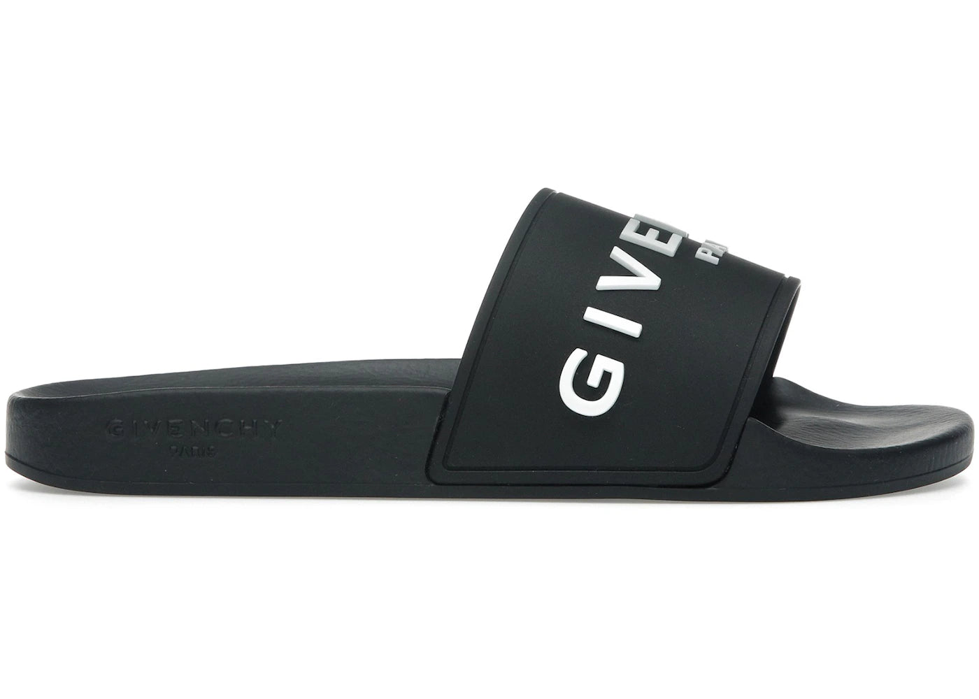 Givenchy Paris Slide Sandals Black