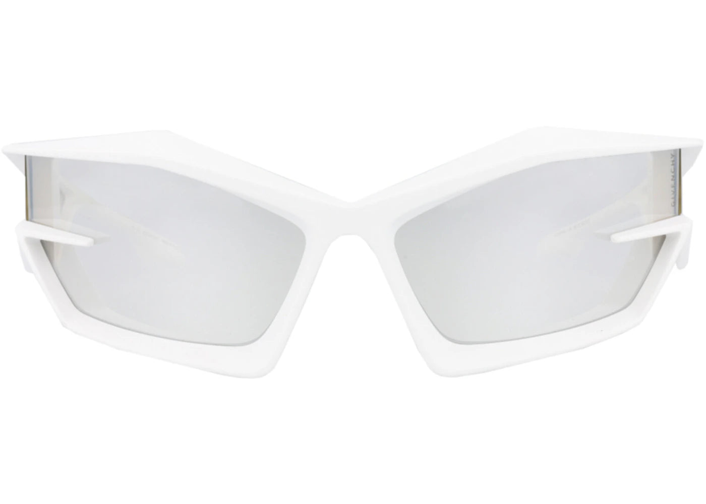 Givenchy Shield-Frame Injection Sunglasses White White Silver (GV40049U-69-21C)