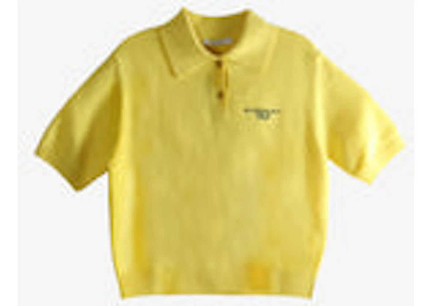 Givenchy Short Sleeve Polo Shirt Acid Yellow