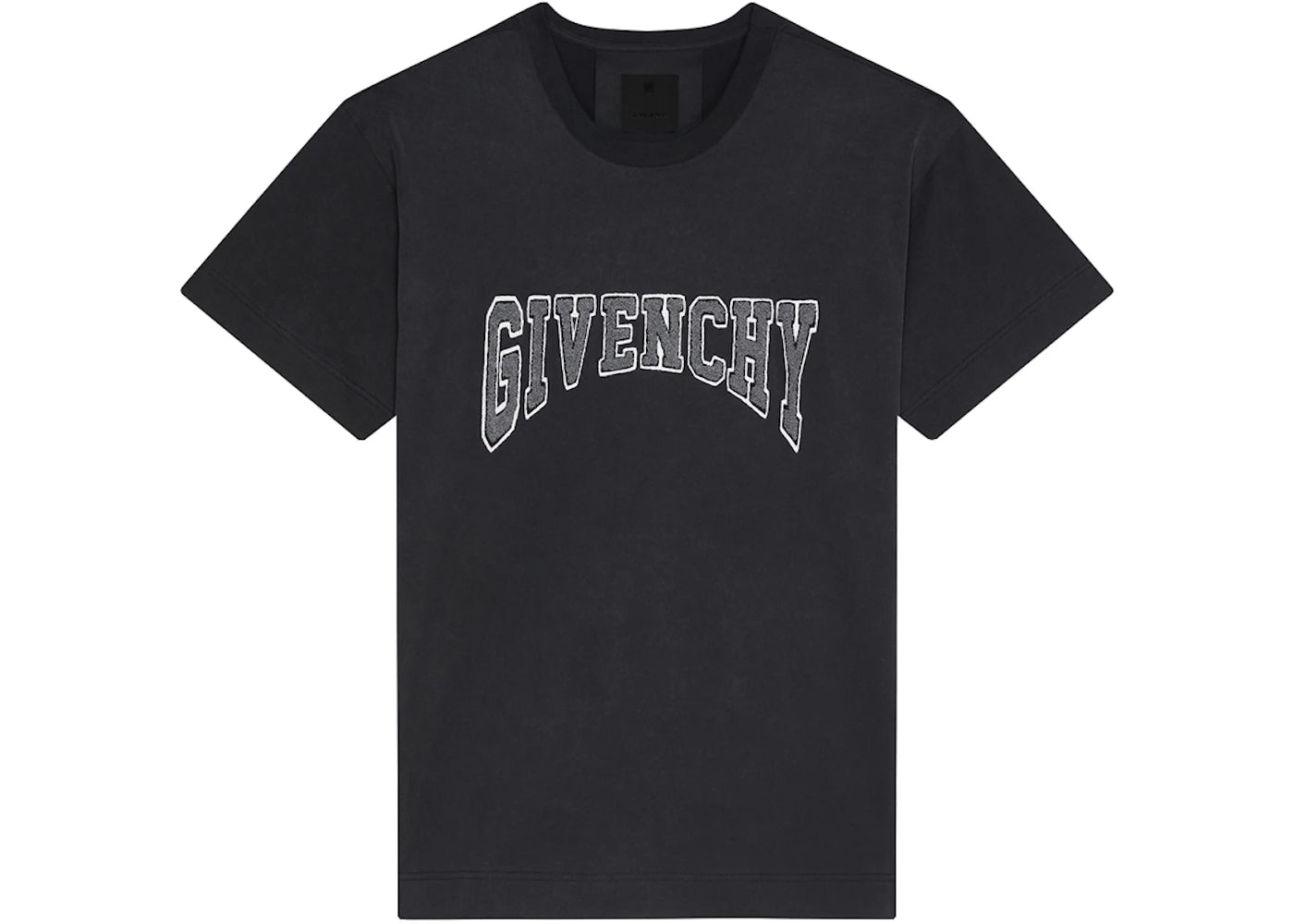 Givenchy Slim Fit Jersey With Patch T-Shirt Faded Black