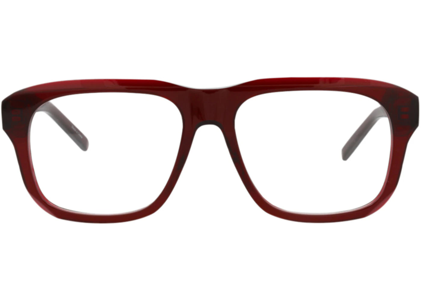 Givenchy Square-Frame Acetate Optical Frames Bordeaux Bordeaux Transparent (GV50053I-54-069)