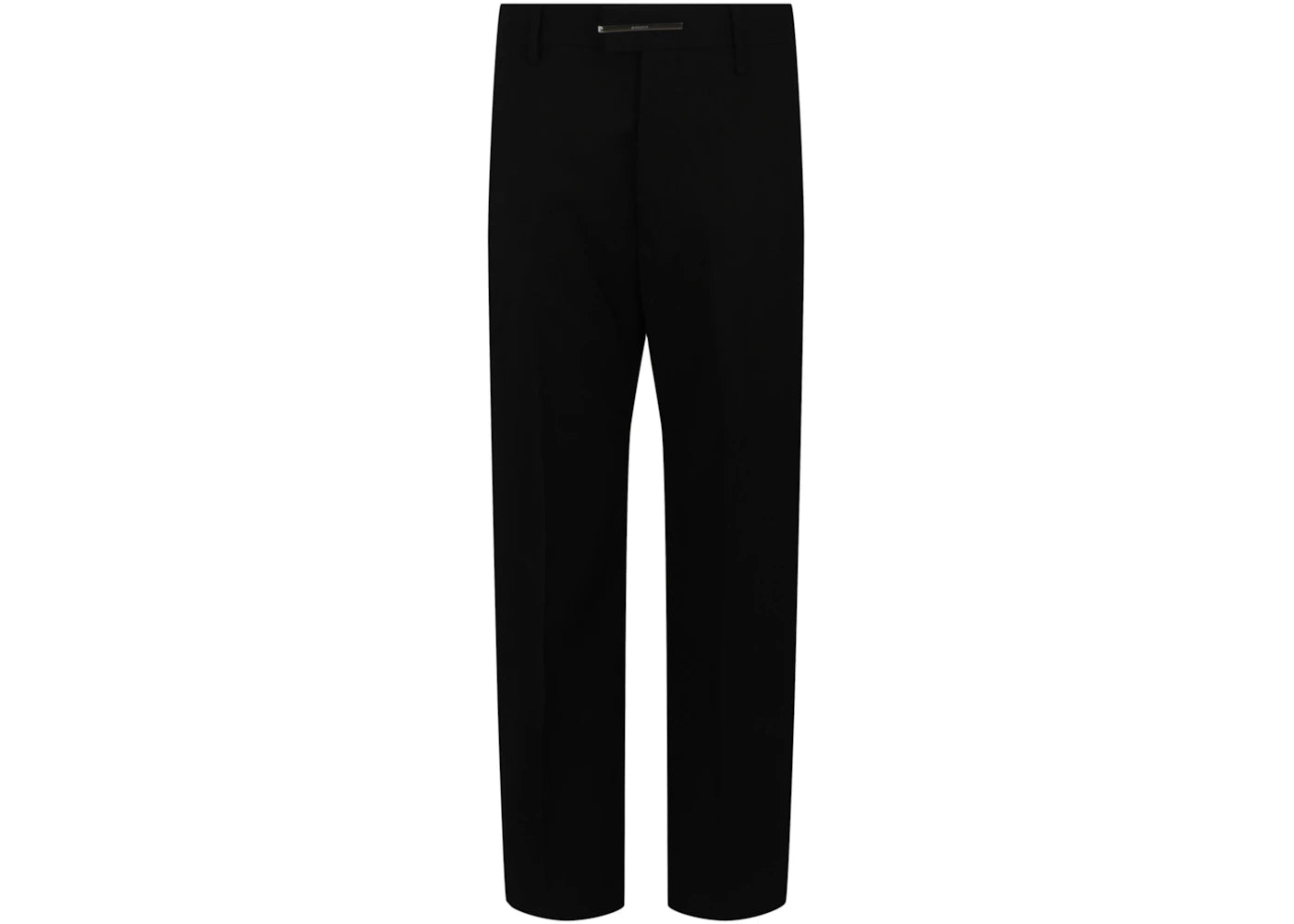 Givenchy Straight Fit Pants With Metal Clip Closure Black