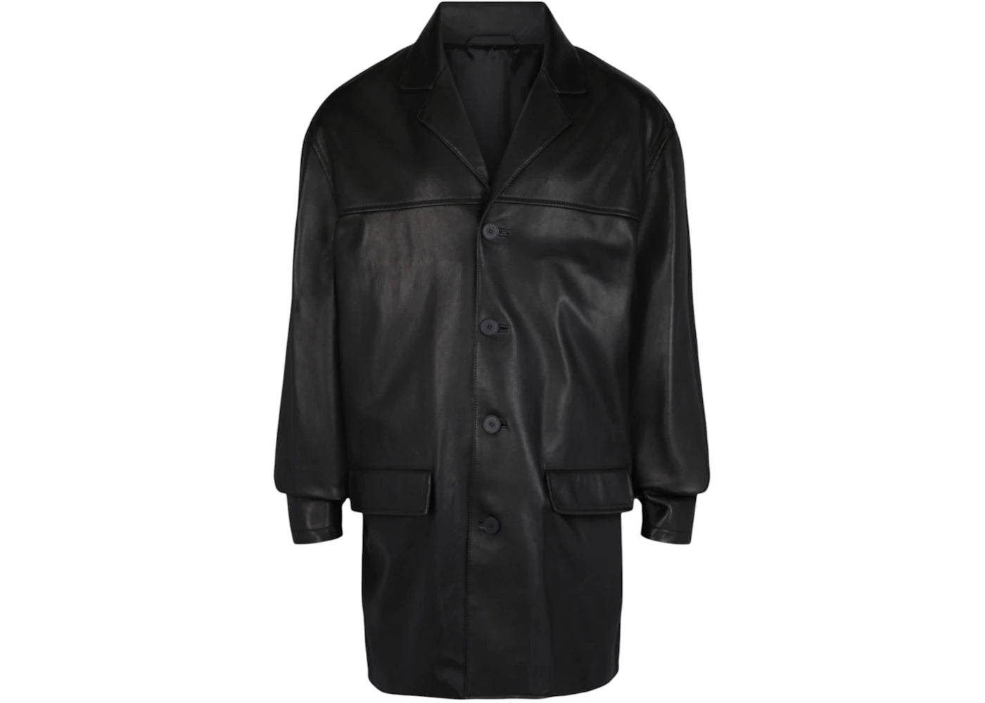 Givenchy Tailored Leather Jacket Black