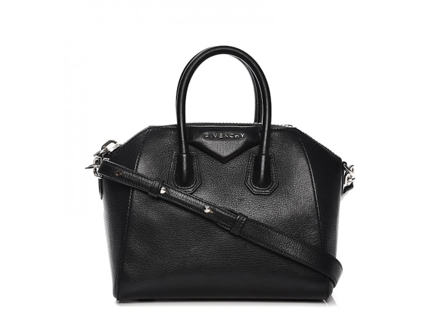 Givenchy Antigona Tote Sugar Goatskin Mini Black