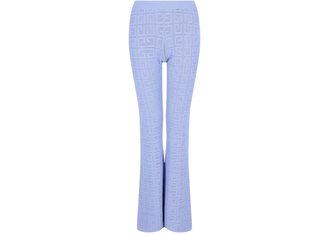 Givenchy Women's 4G Jacquard Flared Pants Lavender