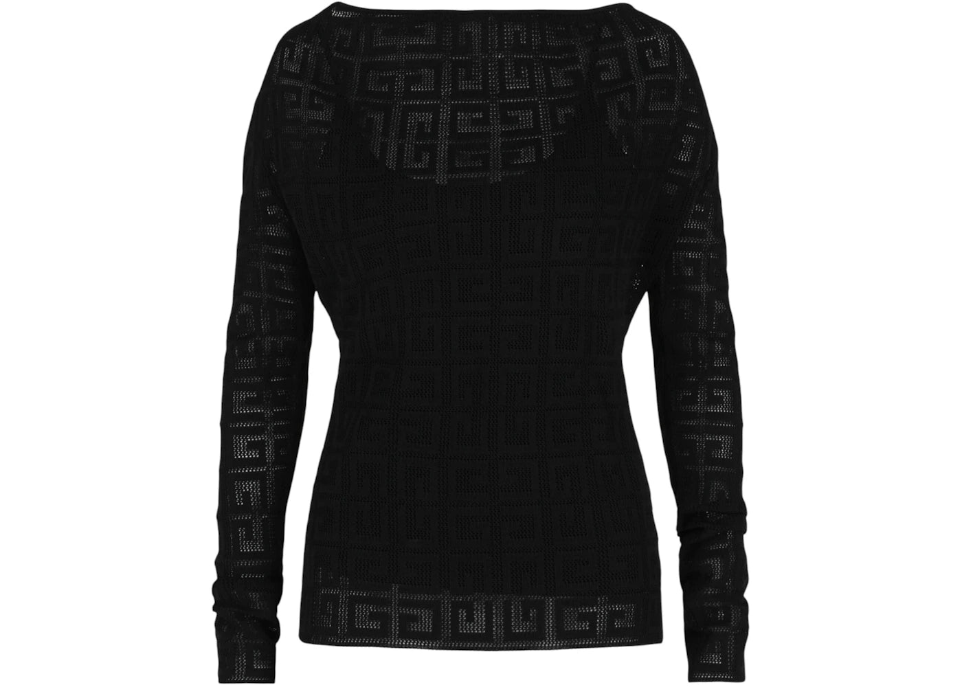 Givenchy Women's 4G Jacquard Sweater Black