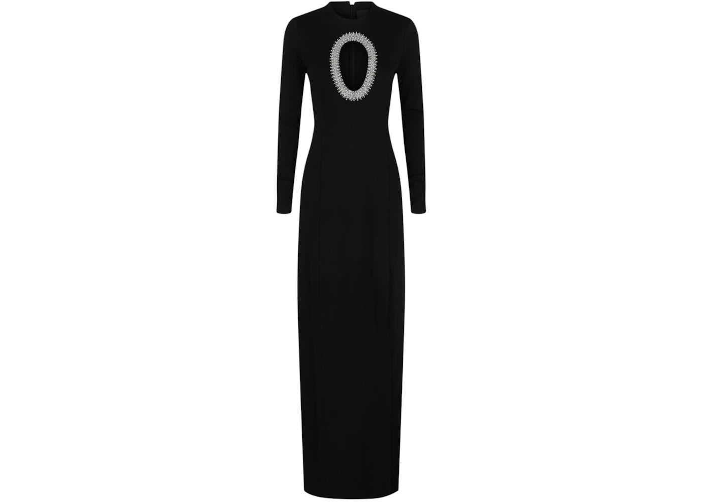 Givenchy Women's Cut-Out Crystal-Embellished Gown Black