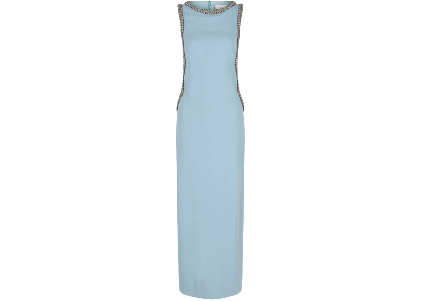 Givenchy Women's Cutout Bead And Crystal Dress Grey Blue