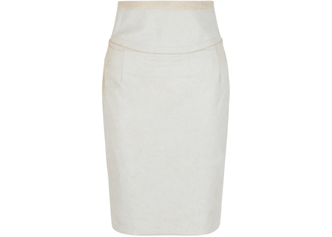 Givenchy Women's Cutout Leather Pencil Skirt Natural
