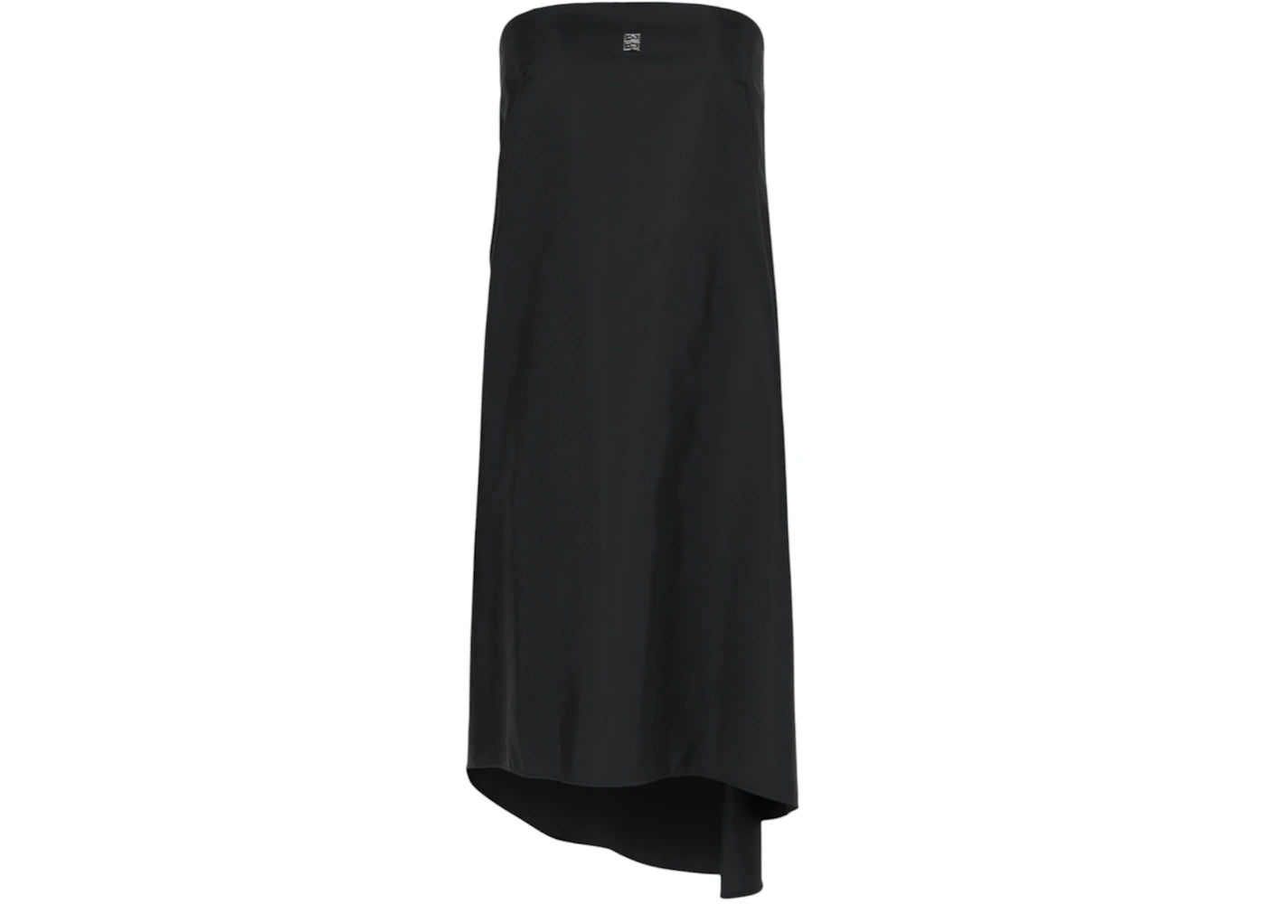 Givenchy Women's Draped Strapless 4G Mini Dress Black