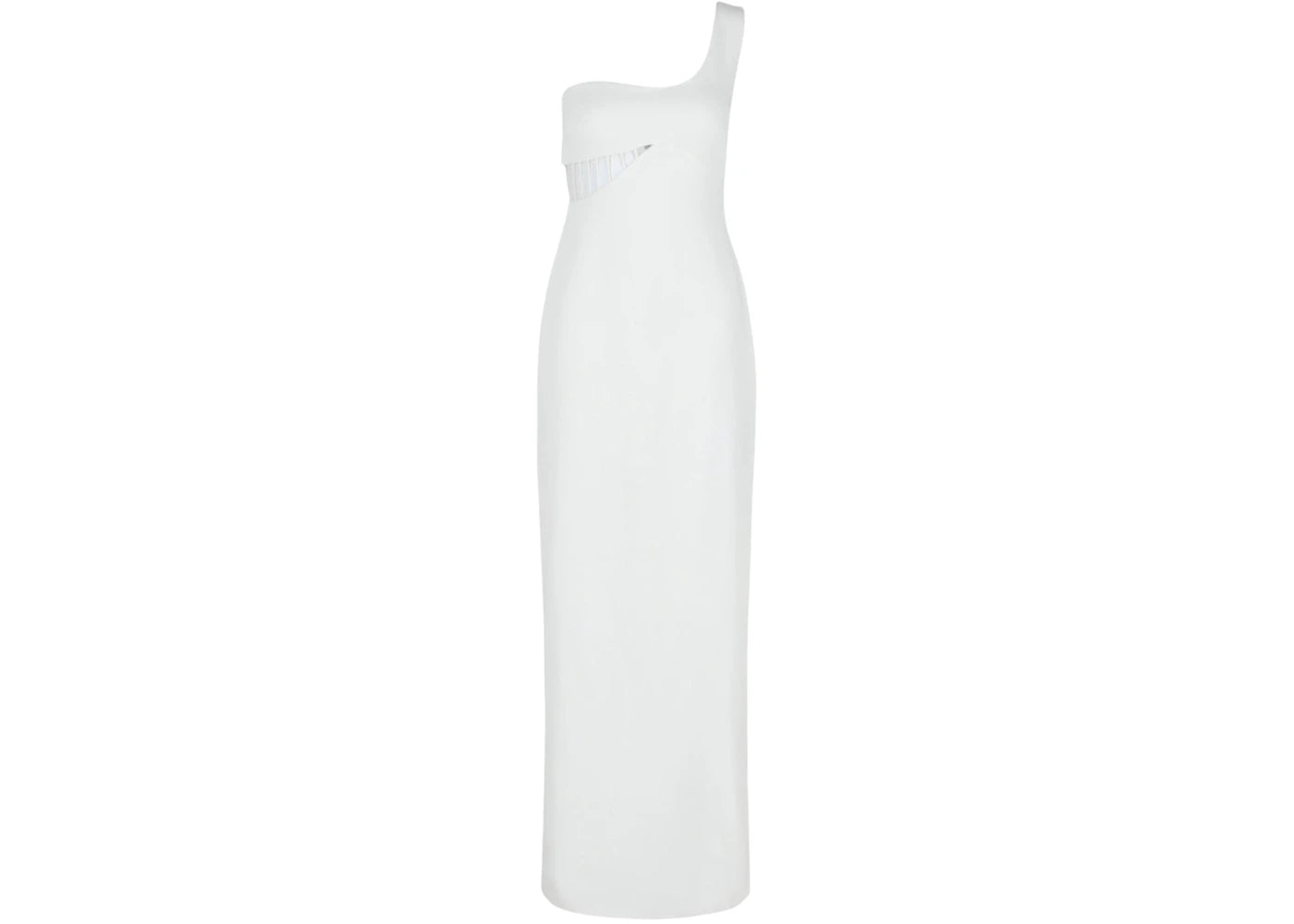 Givenchy Women's One-Shoulder Cutout Gown Off White