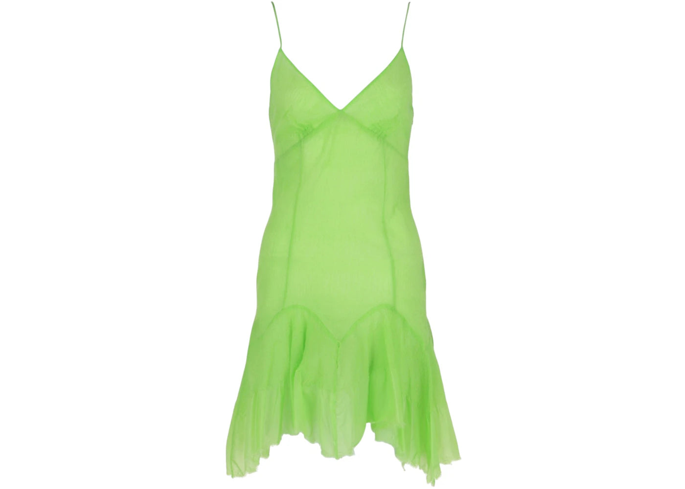 Givenchy Women's Paneled Mini Dress Bright Green