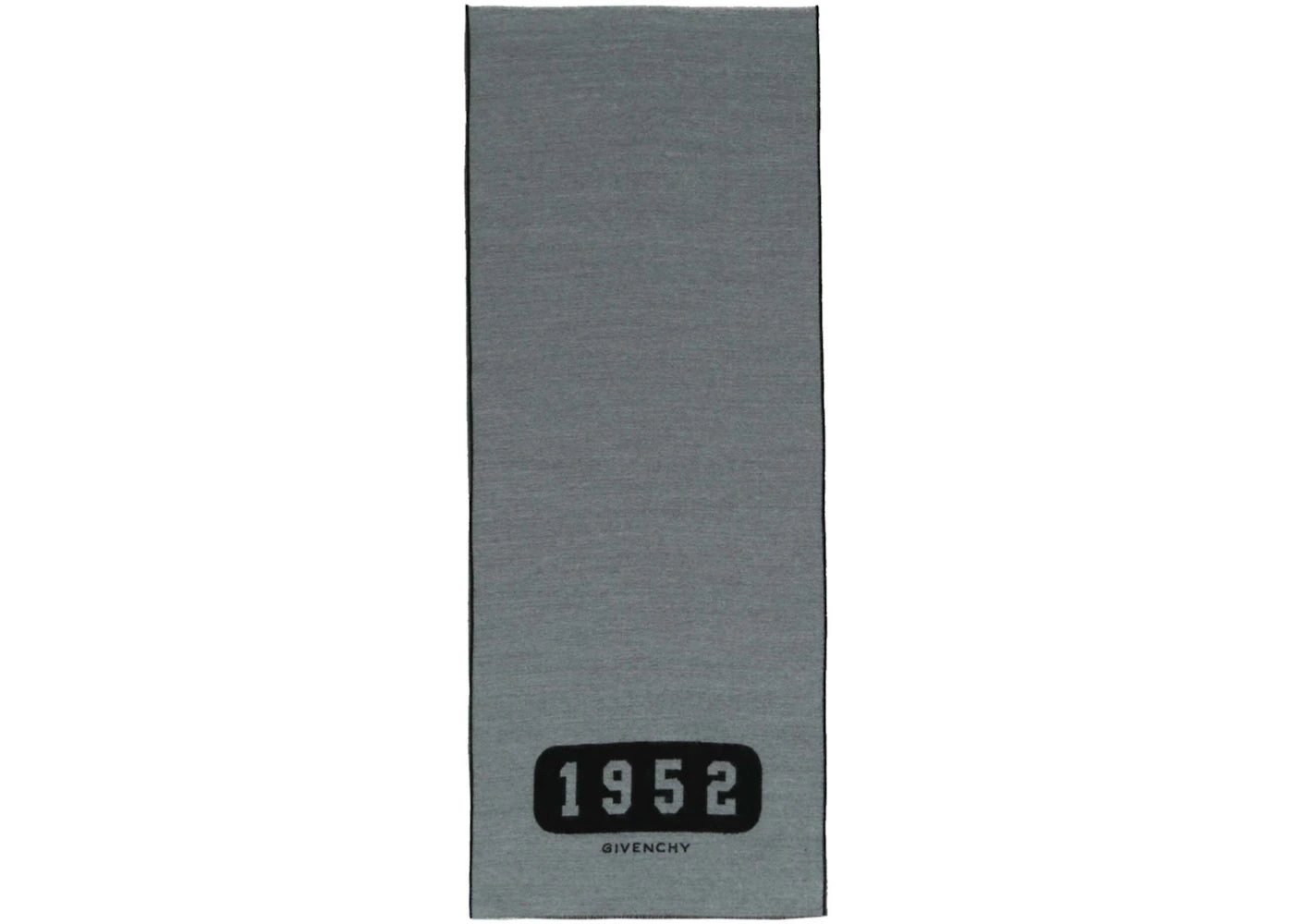 Givenchy Wool College Scarf Grey