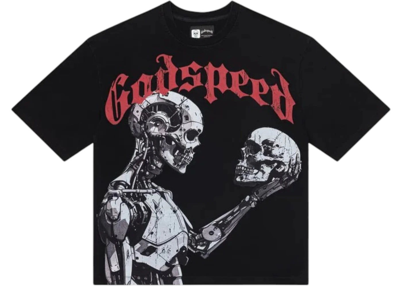 Godspeed Mankind vs AI III T-shirt Black/Red