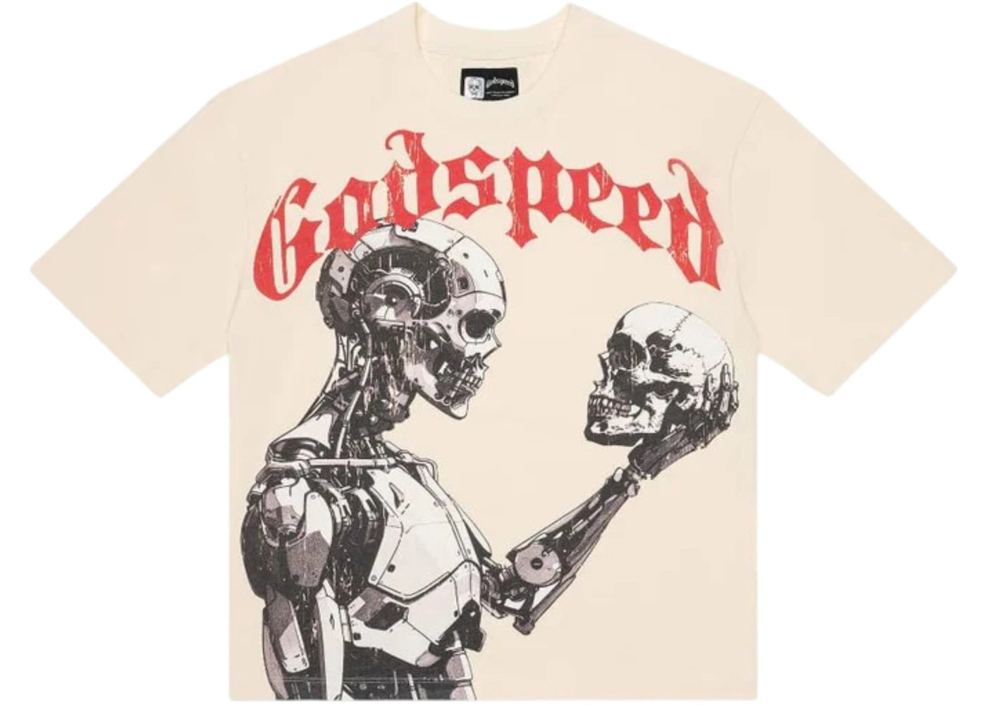 Godspeed Mankind vs Ai III T-Shirt Bone/red
