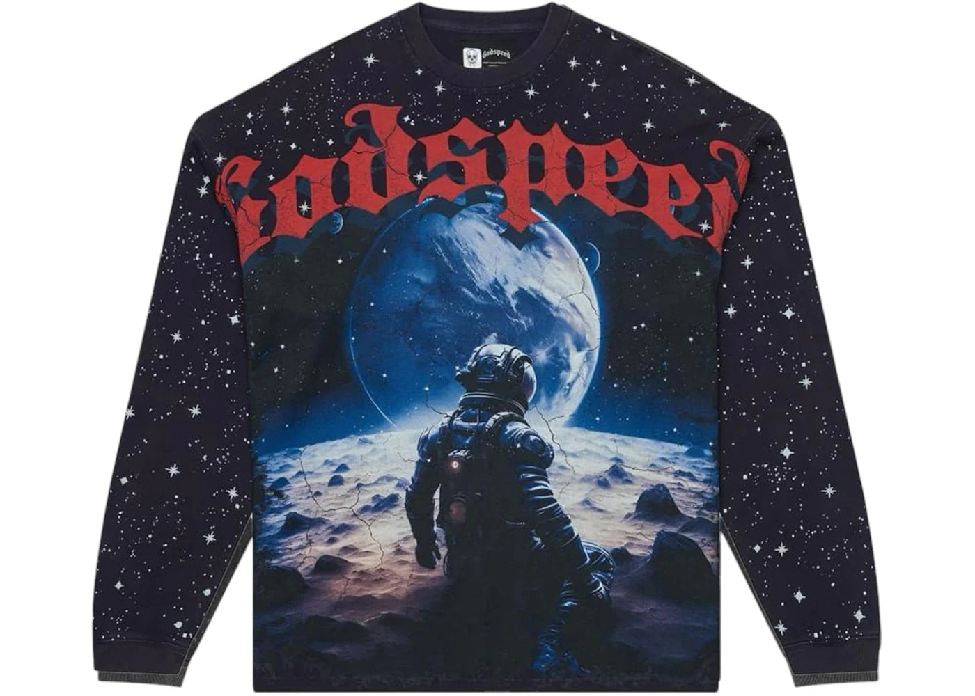 Godspeed No Looking Back L/S T-Shirt Navy