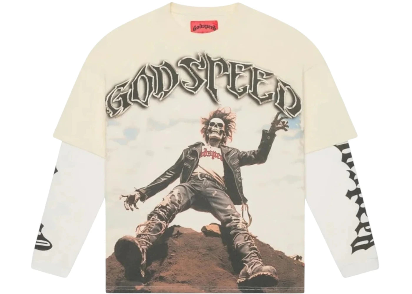 Godspeed Rocker Thermal Layered T-shirt White