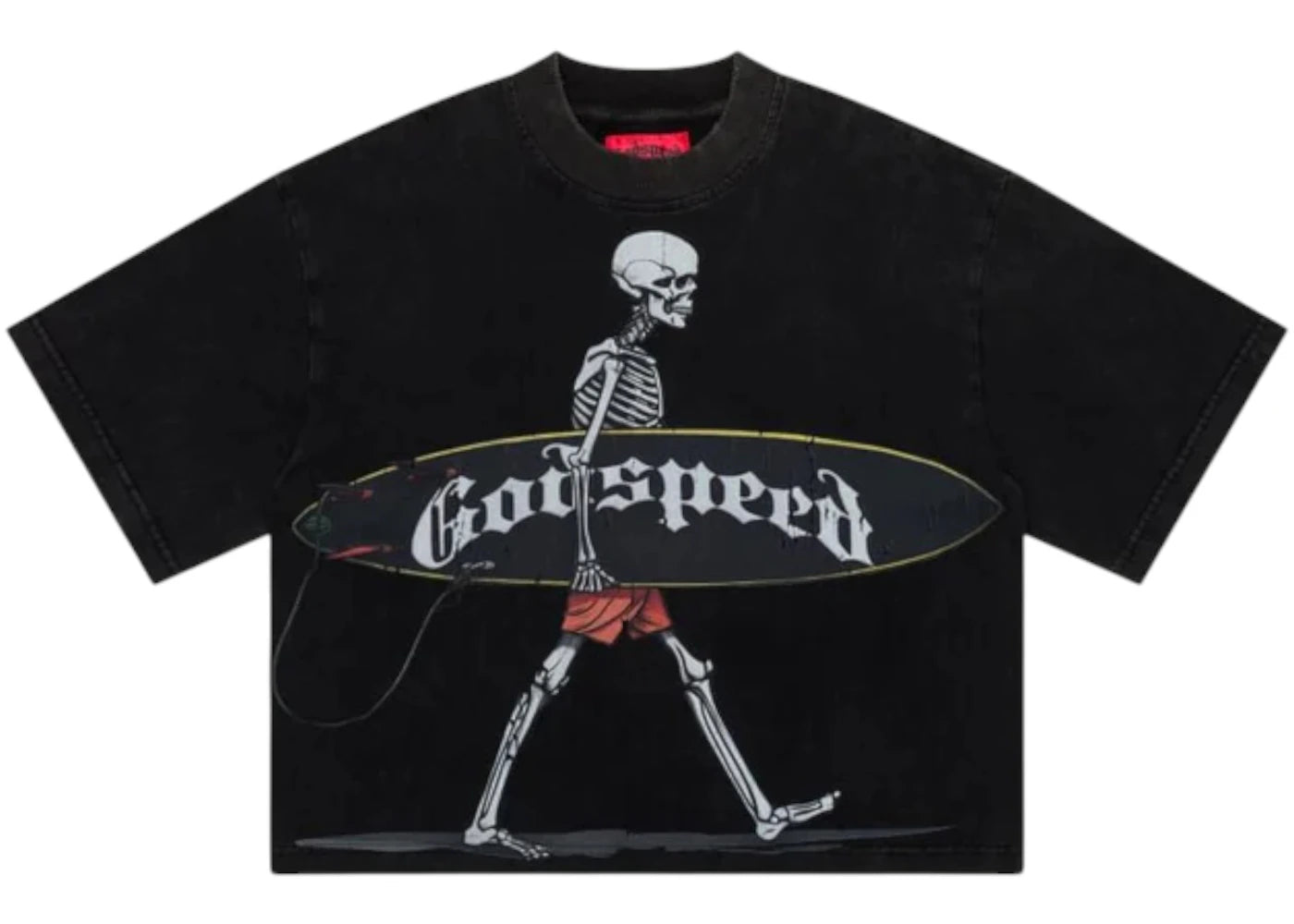 Godspeed Surf Day T-shirt Black Wash
