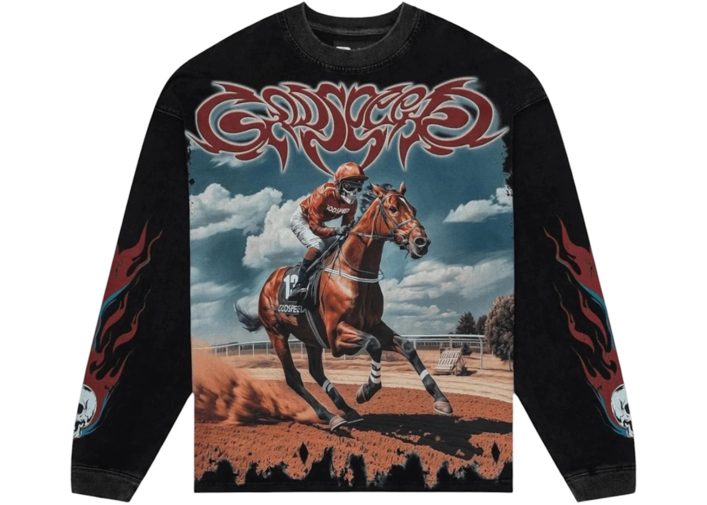 Godspeed Thoroughbred L/S T-Shirt Black Wash