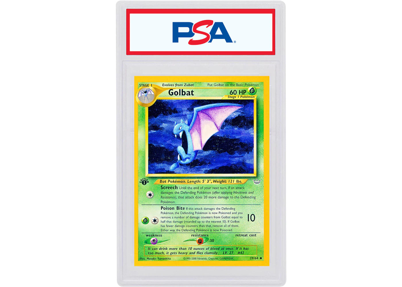 Golbat 2001 Pokemon TCG Neo Revelation 1st Edition #29/64 (PSA or BGS Graded)