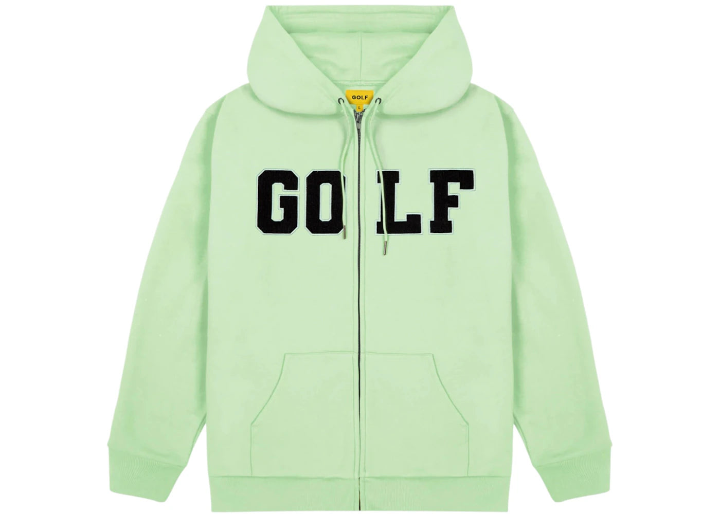 Golf Wang Tyler The Creator College Cord Zip Up Hoodie Light Green