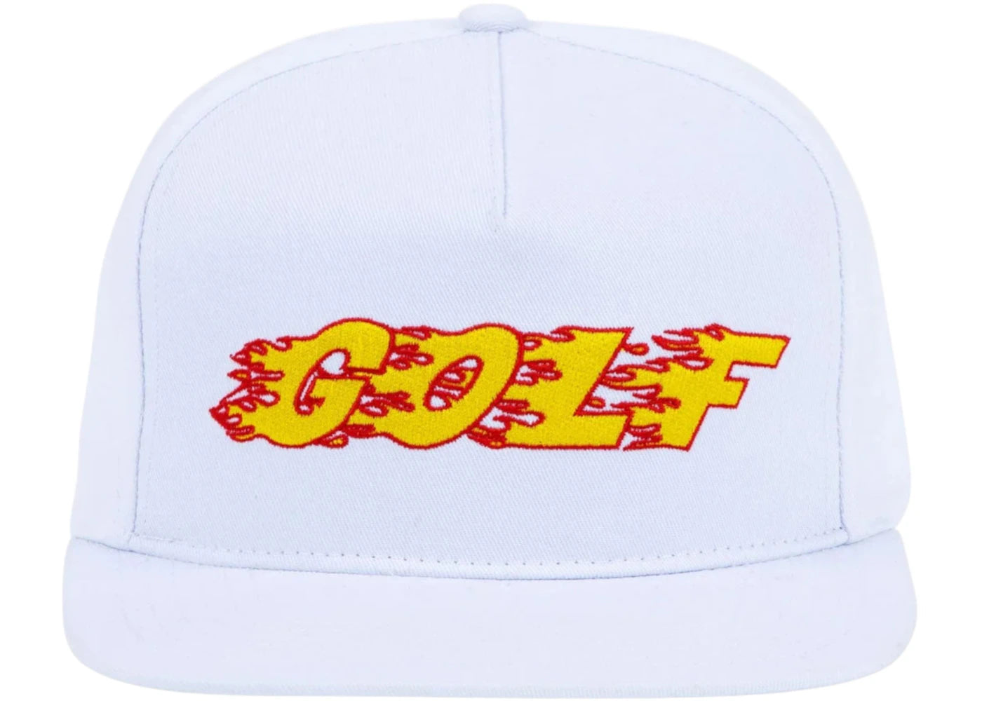 Golf Wang Tyler The Creator Inferno 5 Panel Hat White