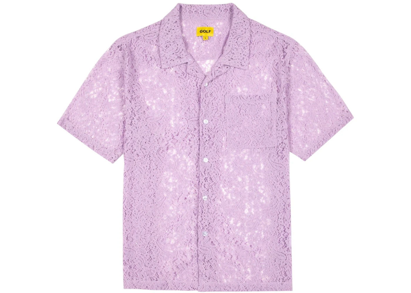 Golf Wang Tyler The Creator Lace Button Shirt Purple