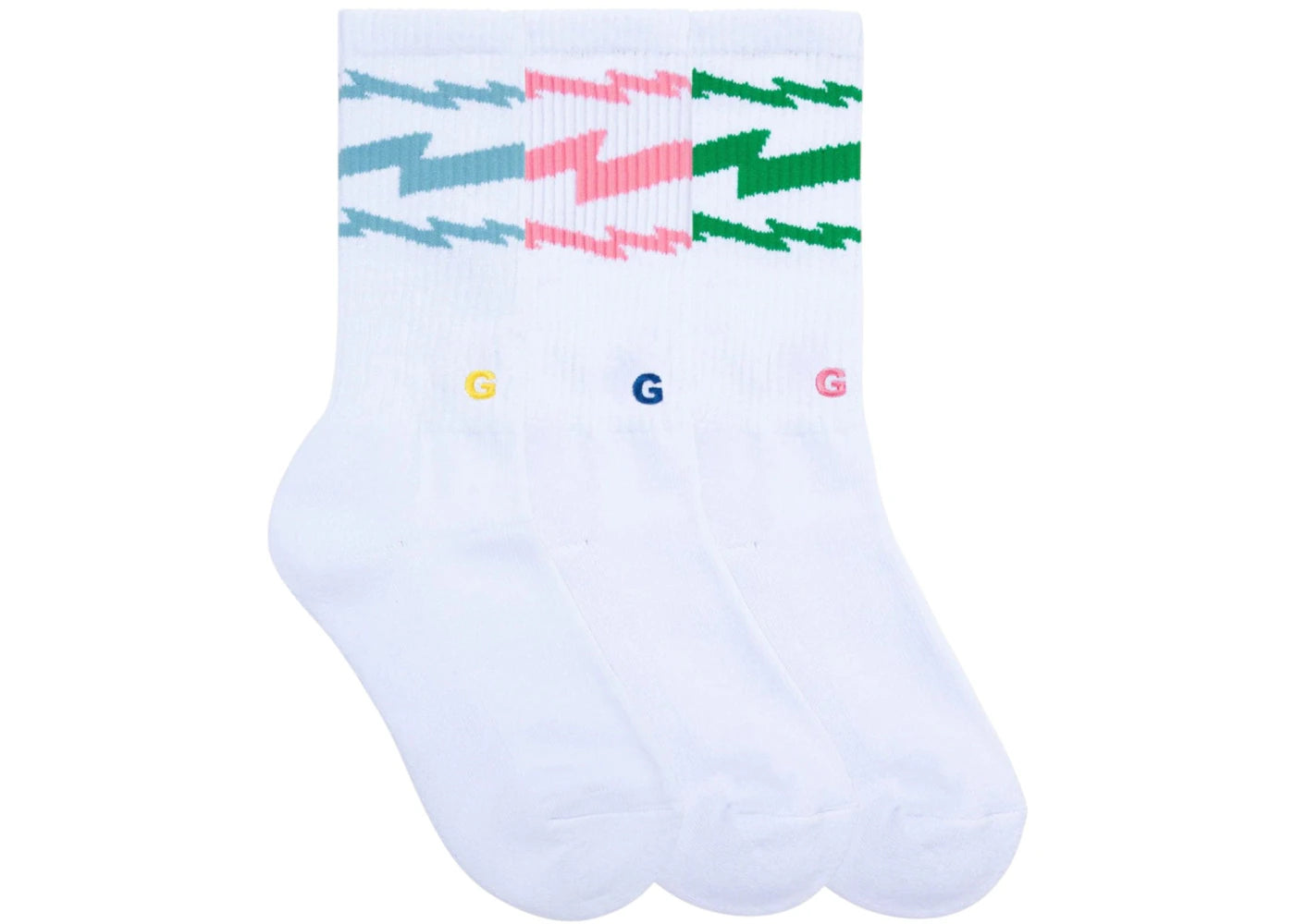 Golf Wang Tyler The Creator Lightning Sock Set (3 Pair) Multicolor