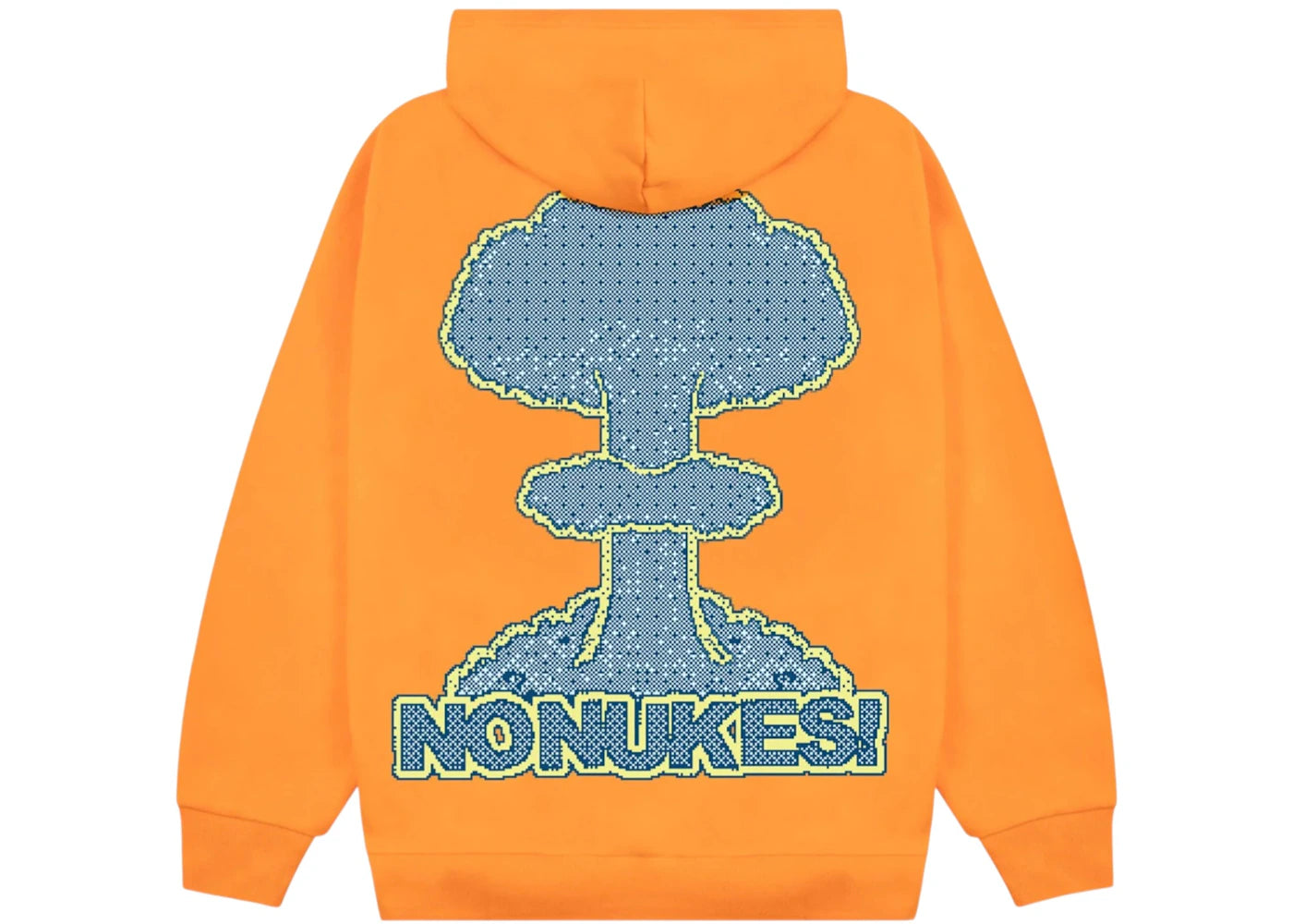 Golf Wang Tyler The Creator No Nukes Pixel Hoodie Orange