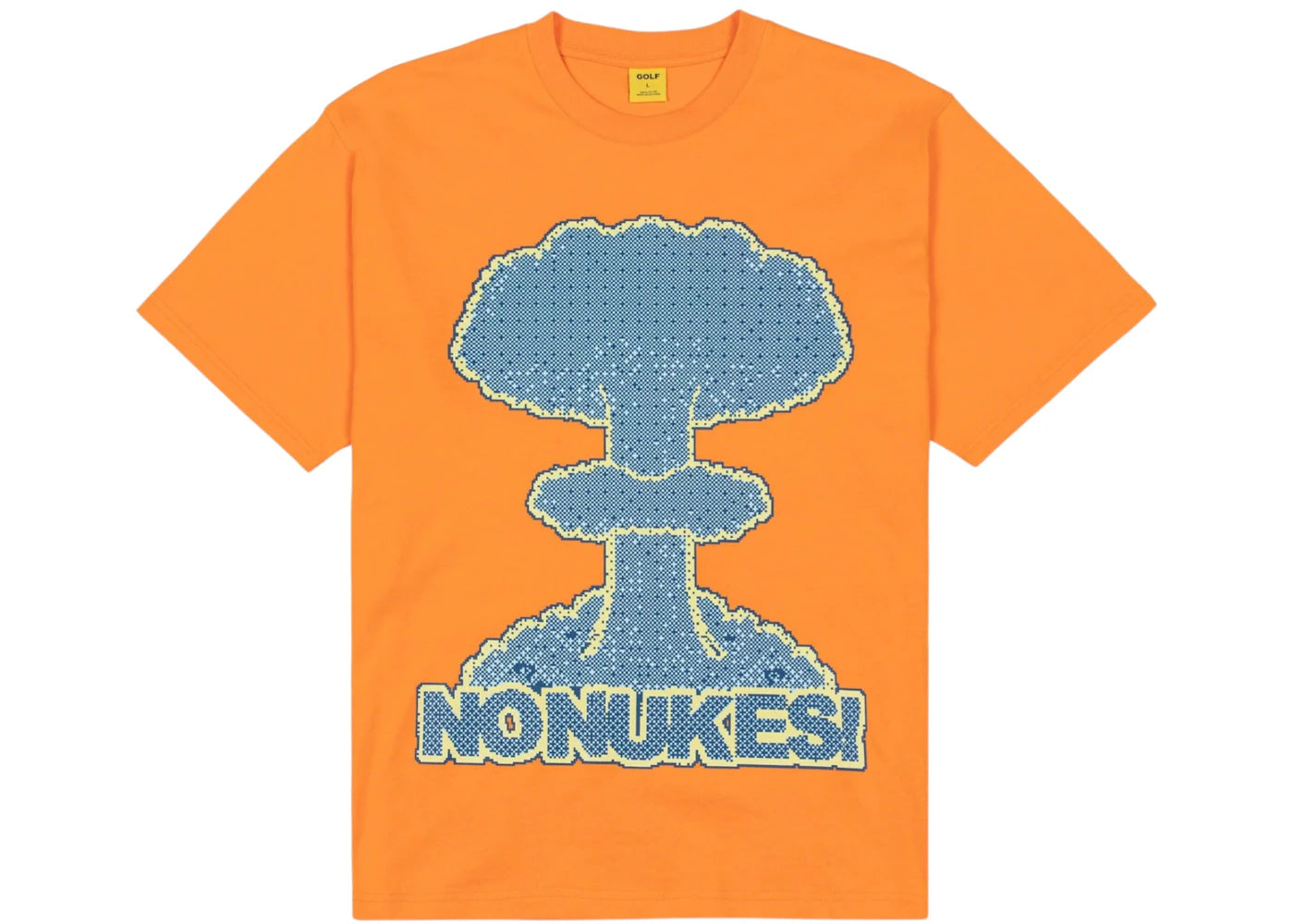 Golf Wang Tyler The Creator No Nukes Pixel Tee Orange