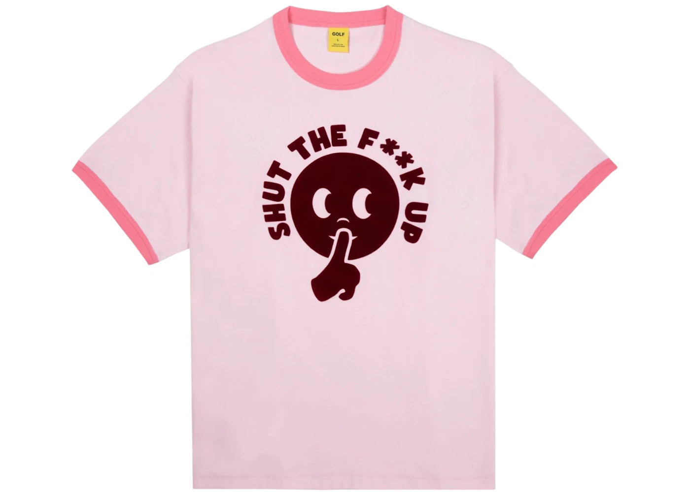 Golf Wang Tyler The Creator STFU Ringer Tee Pink