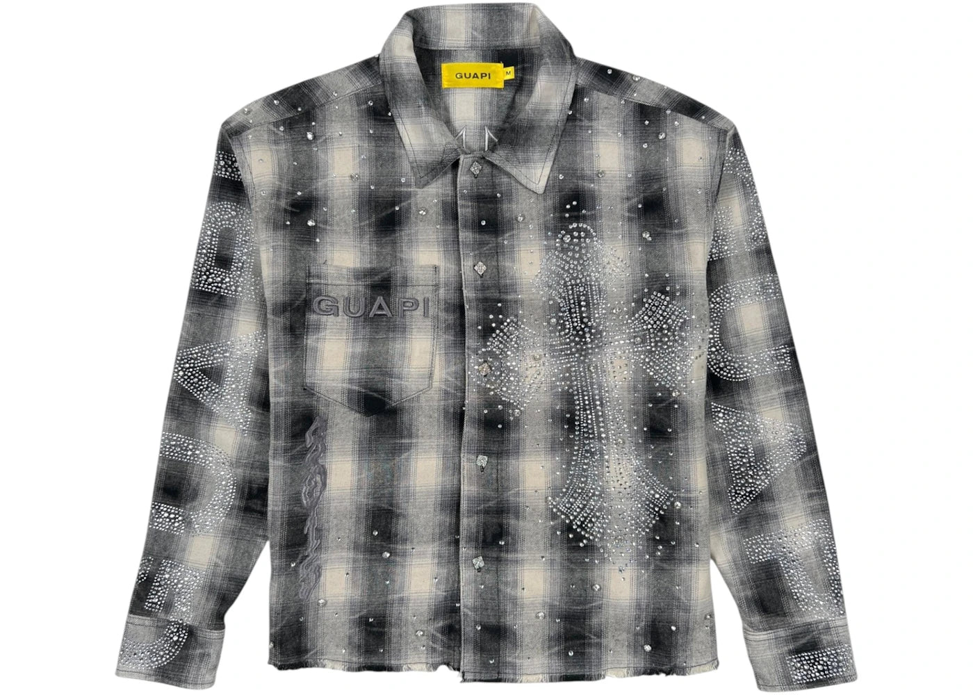 Guapi Cross Flannel Shirt Cloud Grey