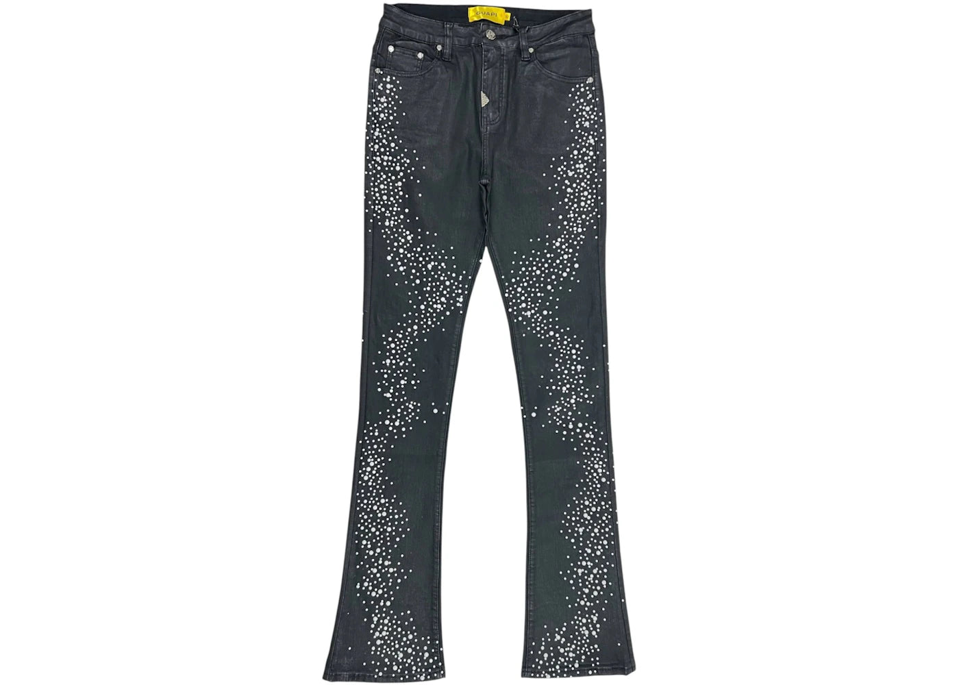 Guapi Pearls Denim Jean Obsidian Black