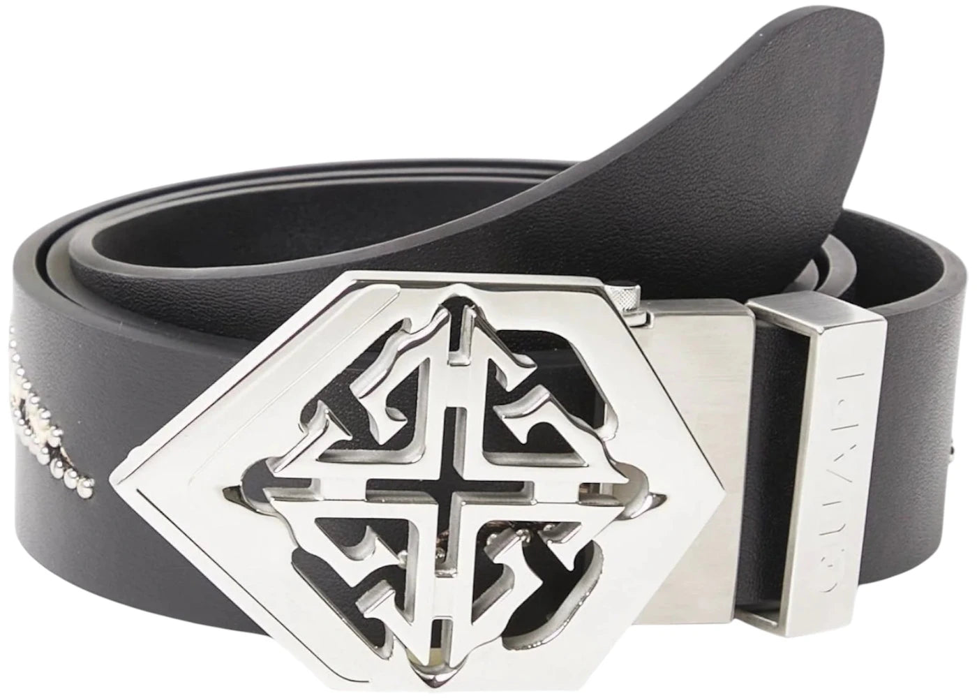 Guapi Silver Emblem Belt Silver