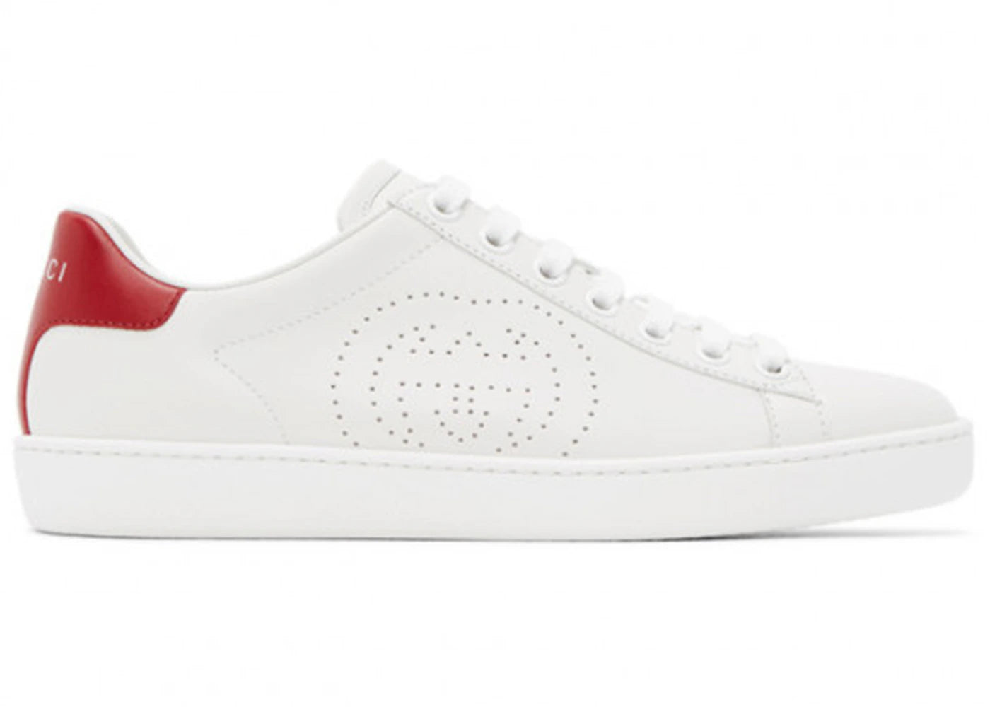 Gucci Ace Interlocking G White Red (Women's)