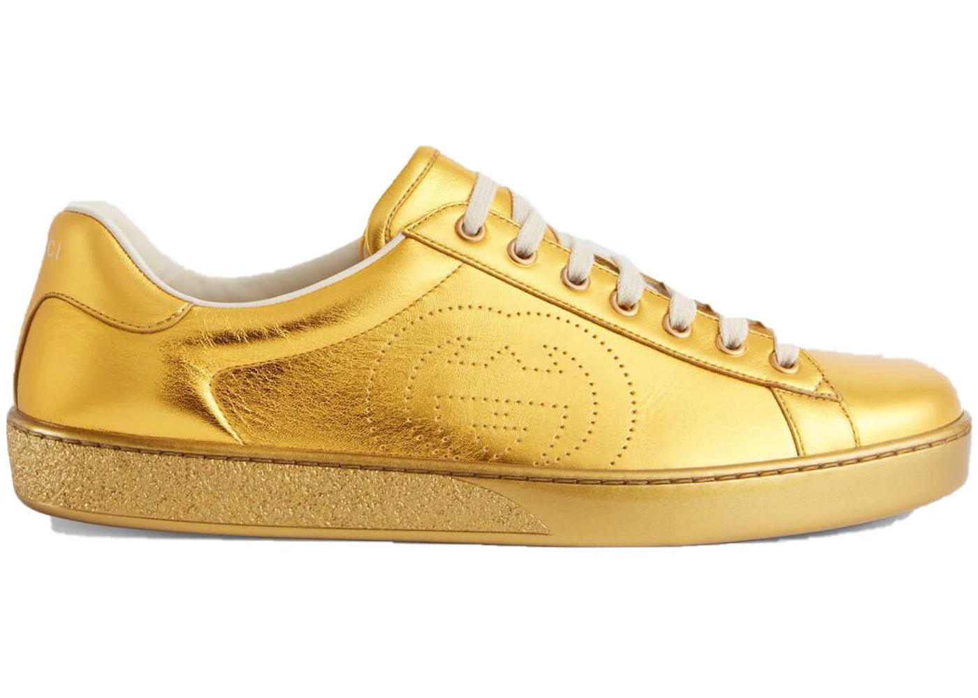 Gucci Ace Metallic Gold