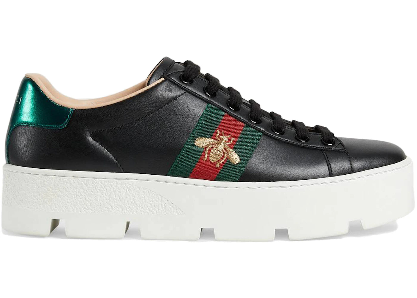 Gucci Ace Platform Black