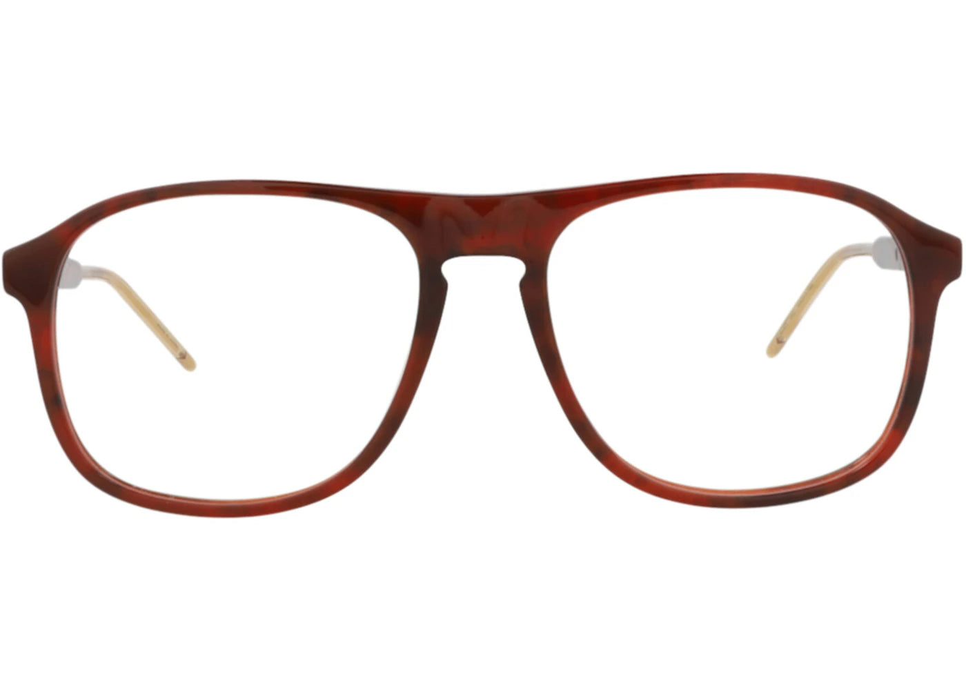 Gucci Aviator-Frame Acetate Optical Frames Havana Havana Transparent (GG0844O-30009528-002)