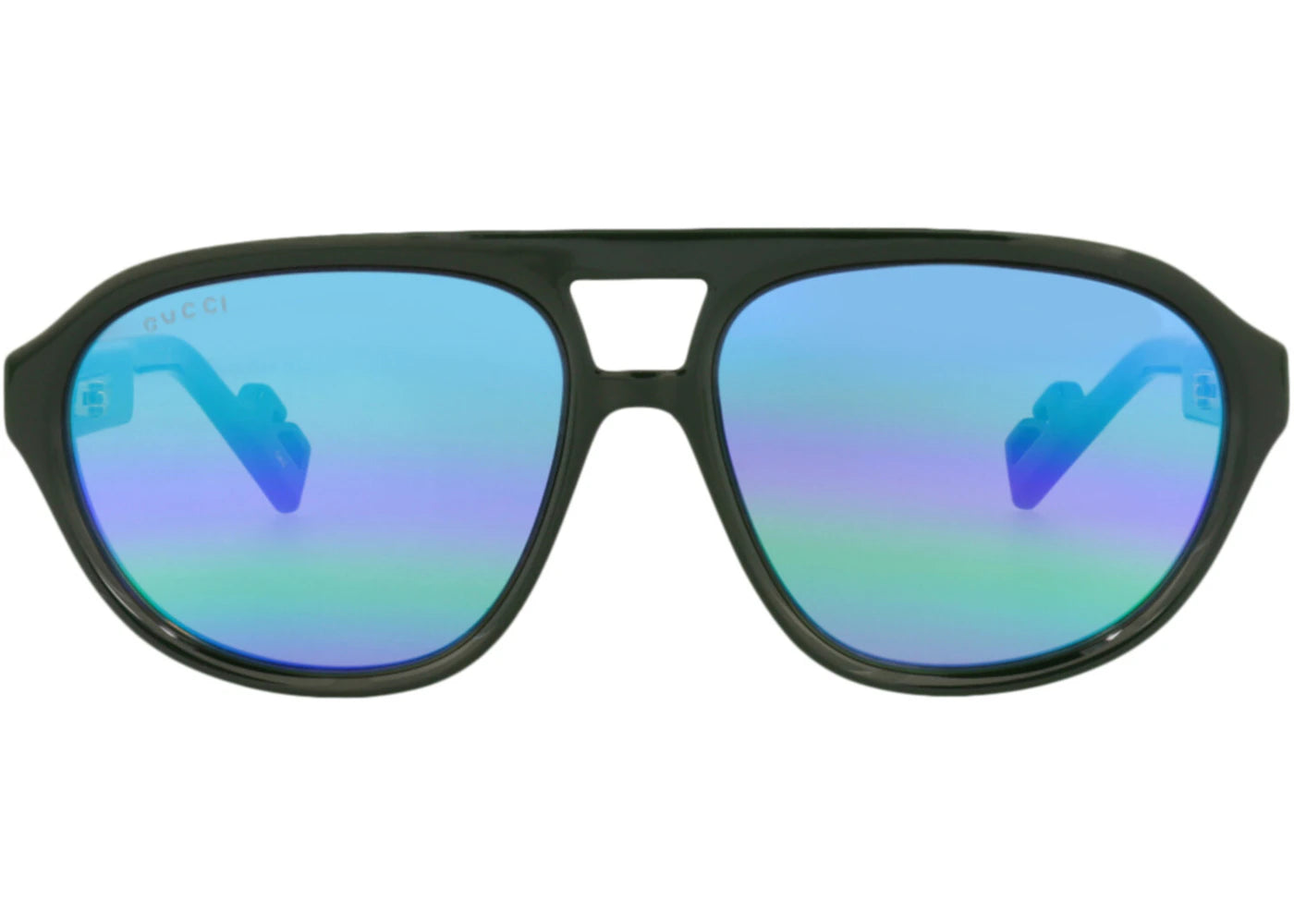 Gucci Aviator-Frame Injection Sunglasses Green/Green/Grey (GG1239S-30013509-003)