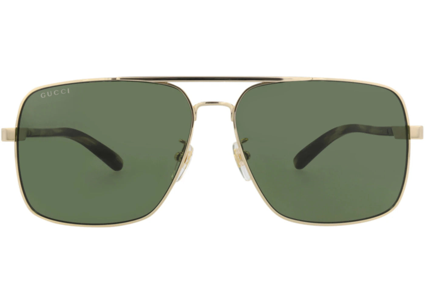 Gucci Aviator-Frame Metal Sunglasses GOLD HAVANA GREEN (GG1289S-30013910-003)