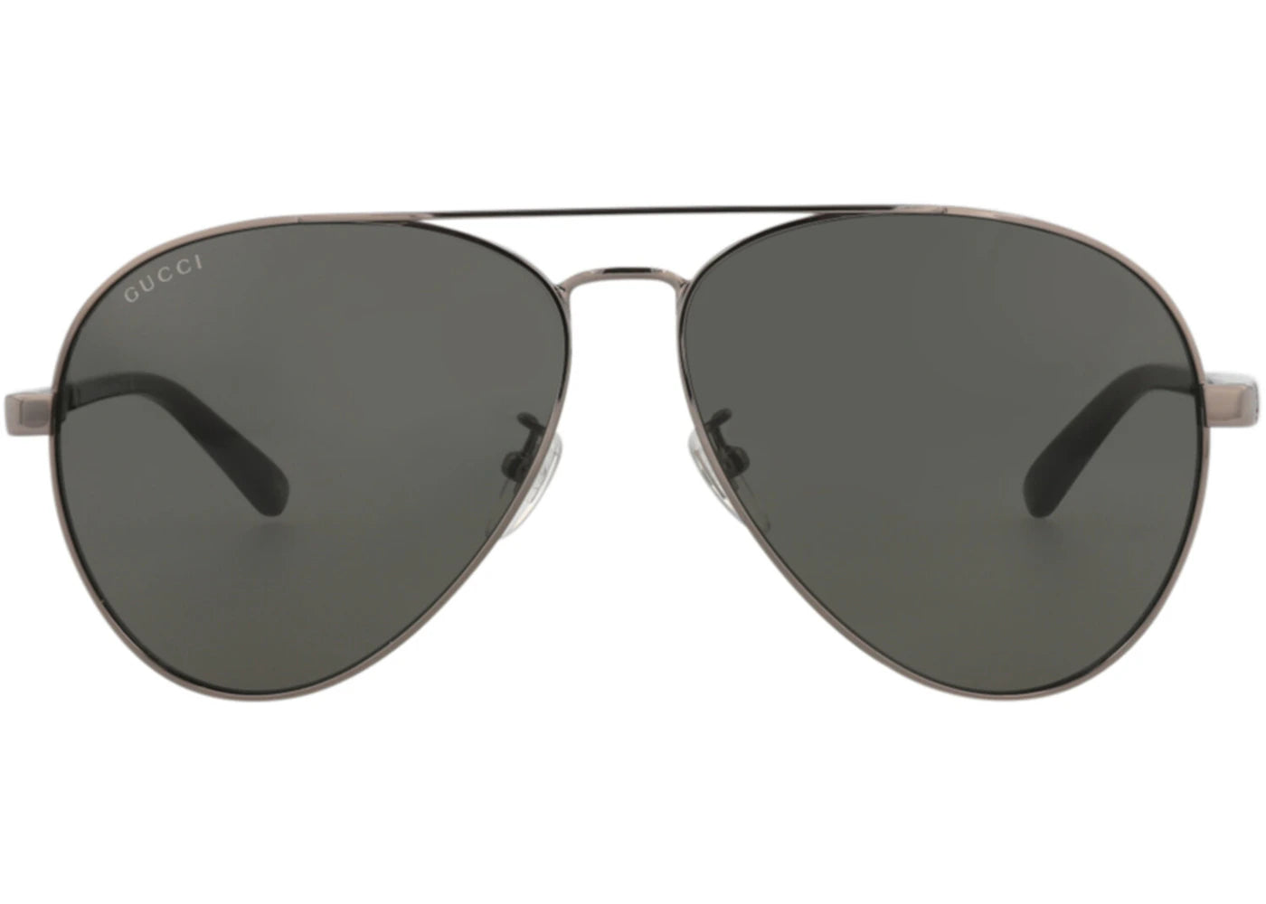 Gucci Aviator-Frame Metal Sunglasses Ruthenium/Black/Grey (GG1288SA-30013891-001)