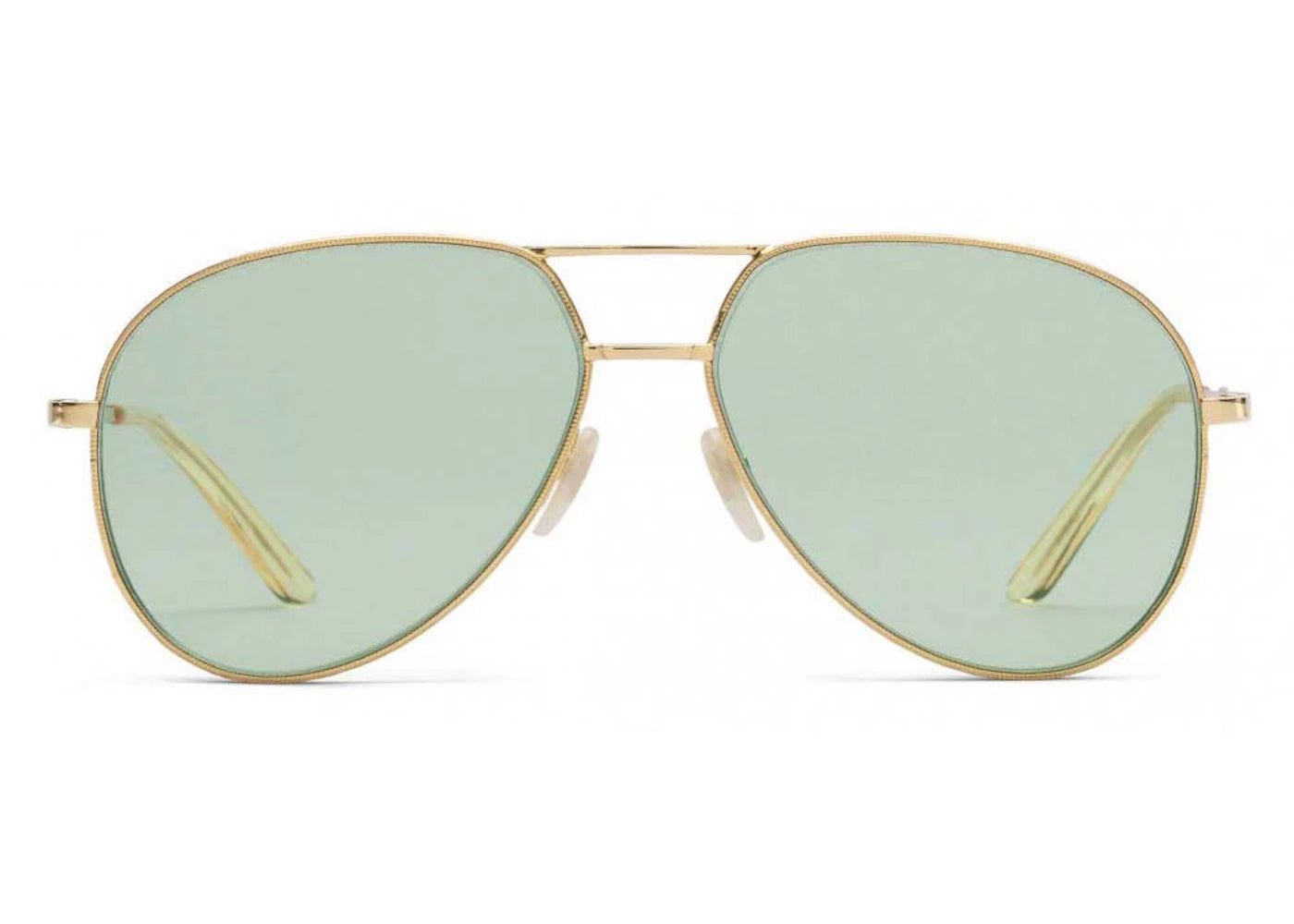Gucci Aviator Metal Sunglasses Green/Gold (520116 I0330 8070)