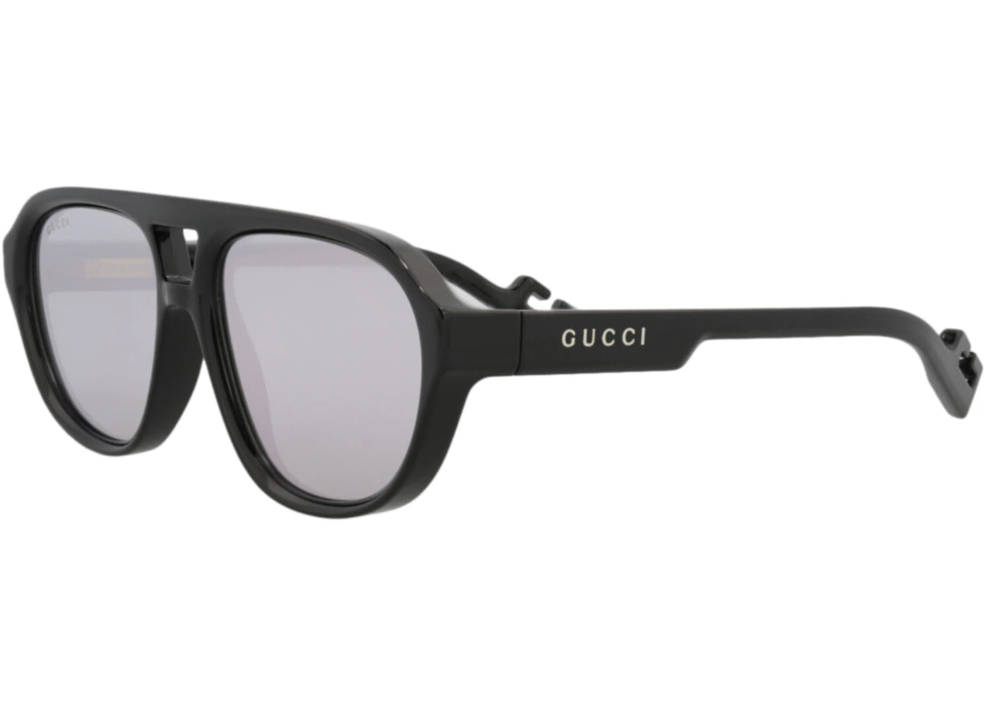 Gucci Aviator Sunglasses Black/Black/Silver (GG1239S-30013509-002)
