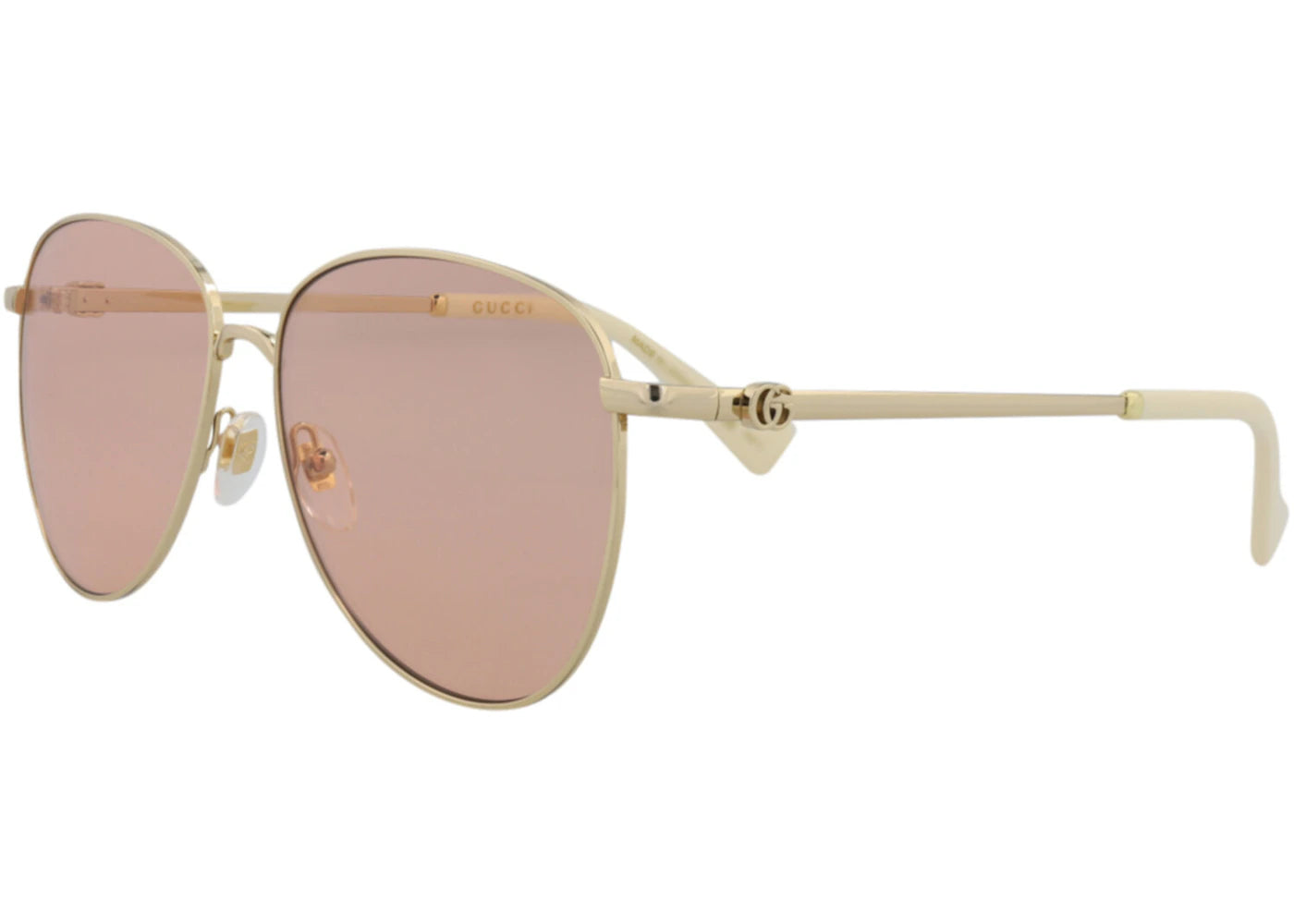 Gucci Aviator Sunglasses Gold/Gold/Pink (GG1419S-30014428-003)