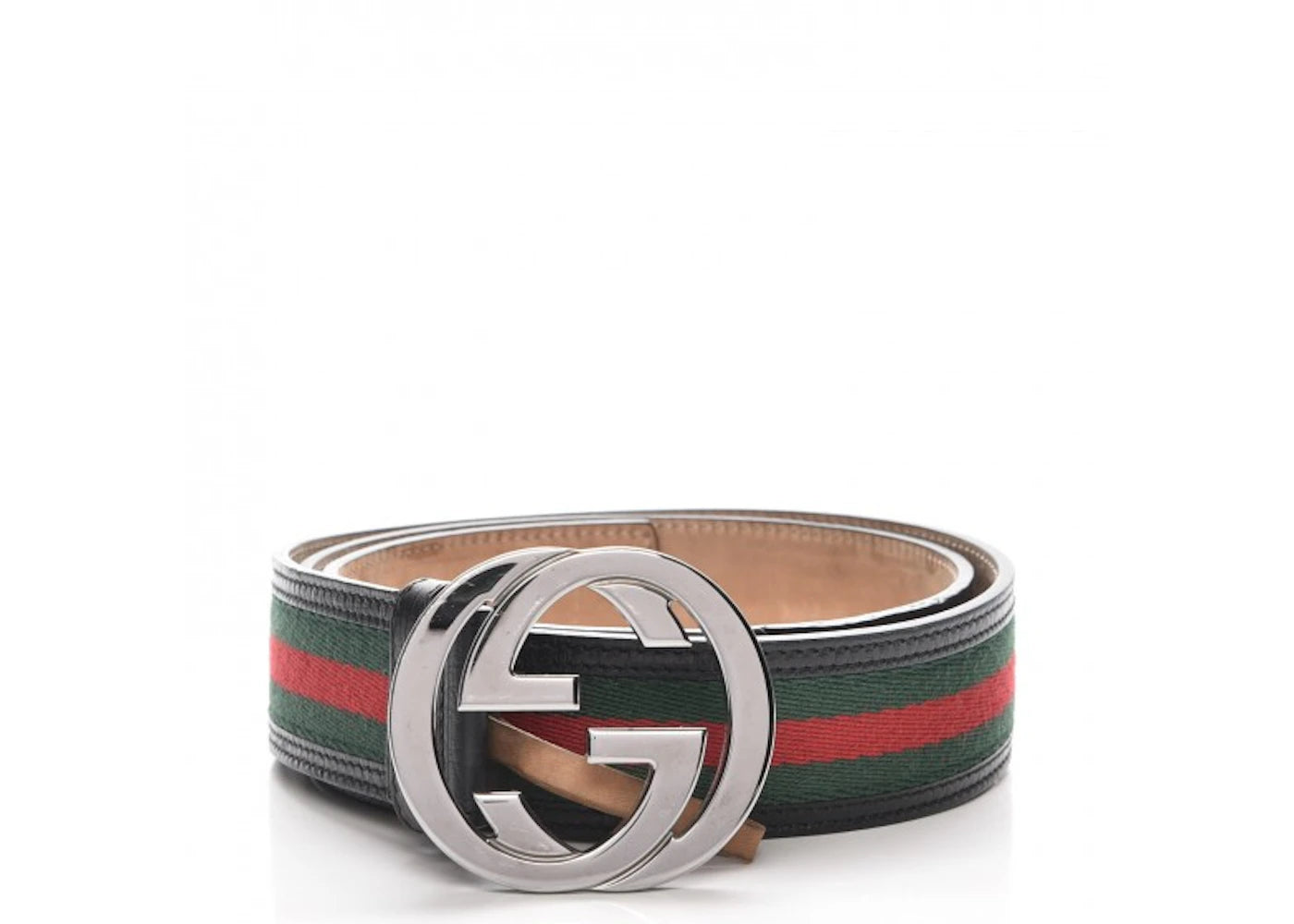 Gucci Interlocking G Belt Monogram Web Black/Green/Red