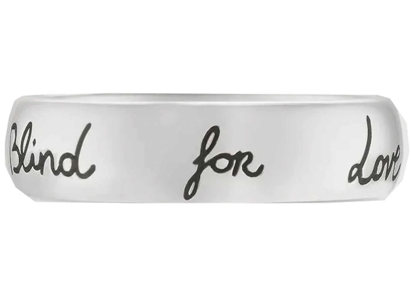 Gucci Blind For Love Ring Silver