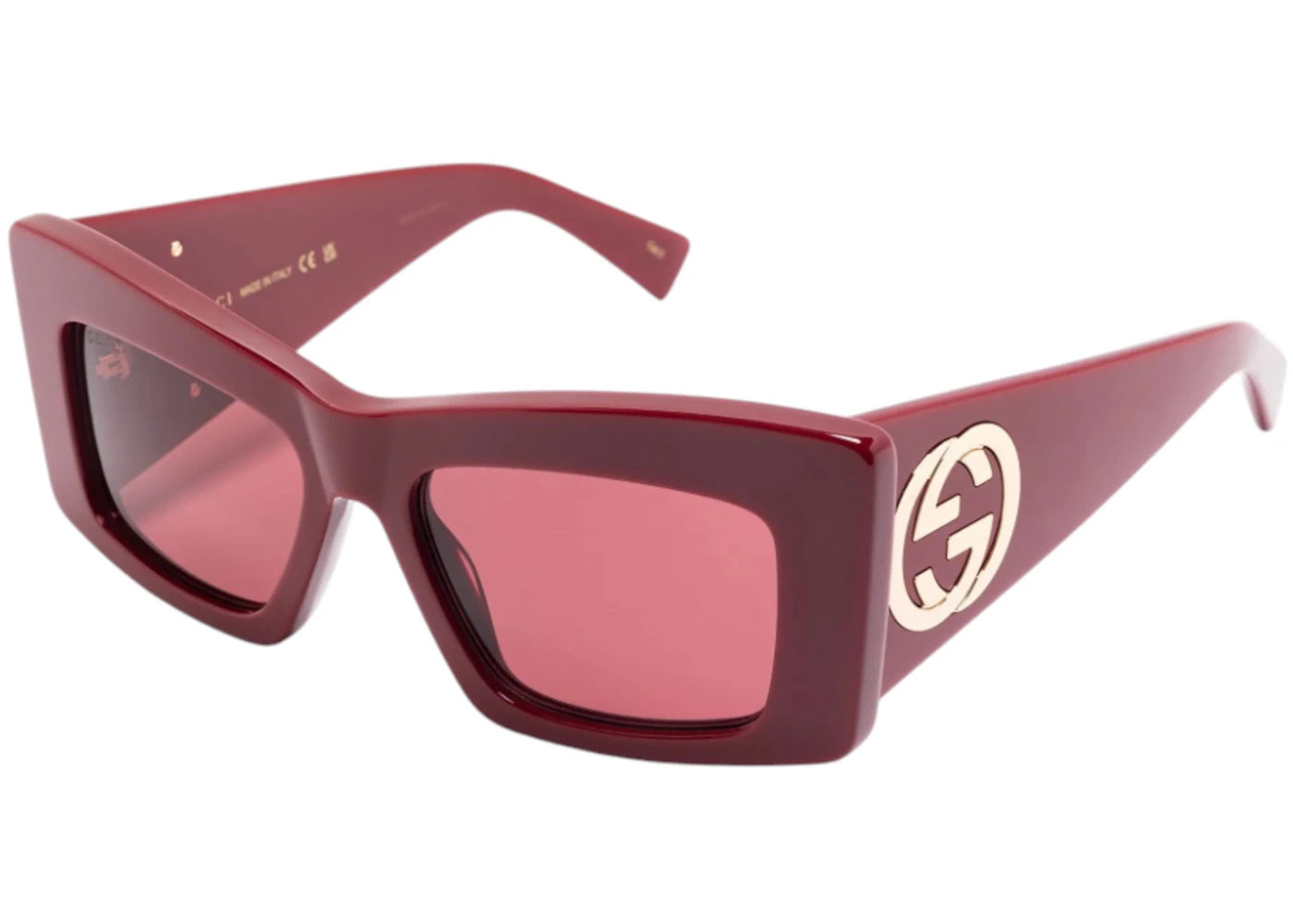 Gucci Butterfly Sunglasses Burgundy Red (GG1842S-005-53)